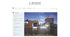 Desktop Screenshot of a-quadrat-architekten.de